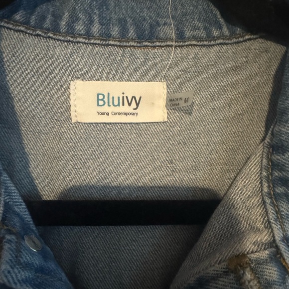 Bluivy Sleeveless Wide-Leg Blue Overalls - Picture 12 of 13